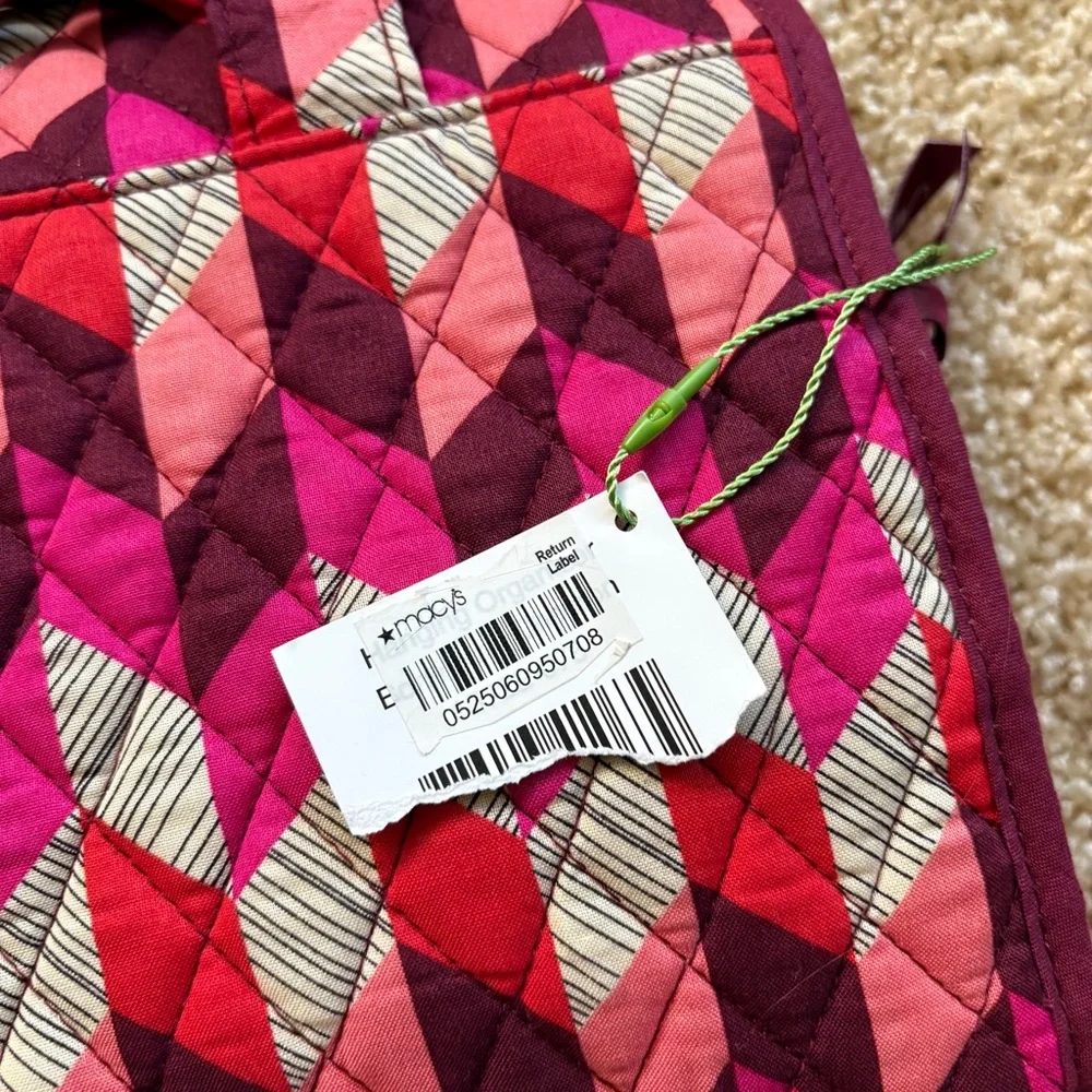 Vera Bradley Hanging Travel Organizer Cosmetic‎ Makeup Bag Bohemian Chevron